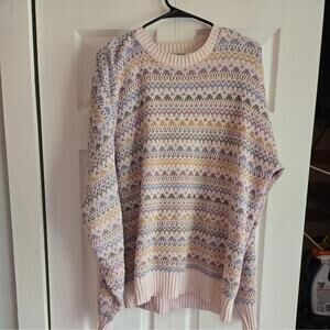 Vtg Steeple Chase Grandma Core Knit Sweater Womens Xl? pullover oversized